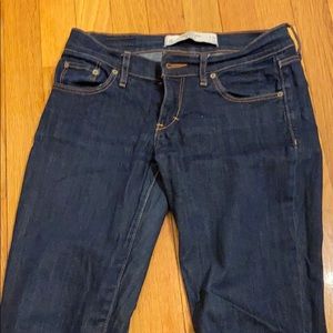 Perfect stretch dark wash skinny jeans